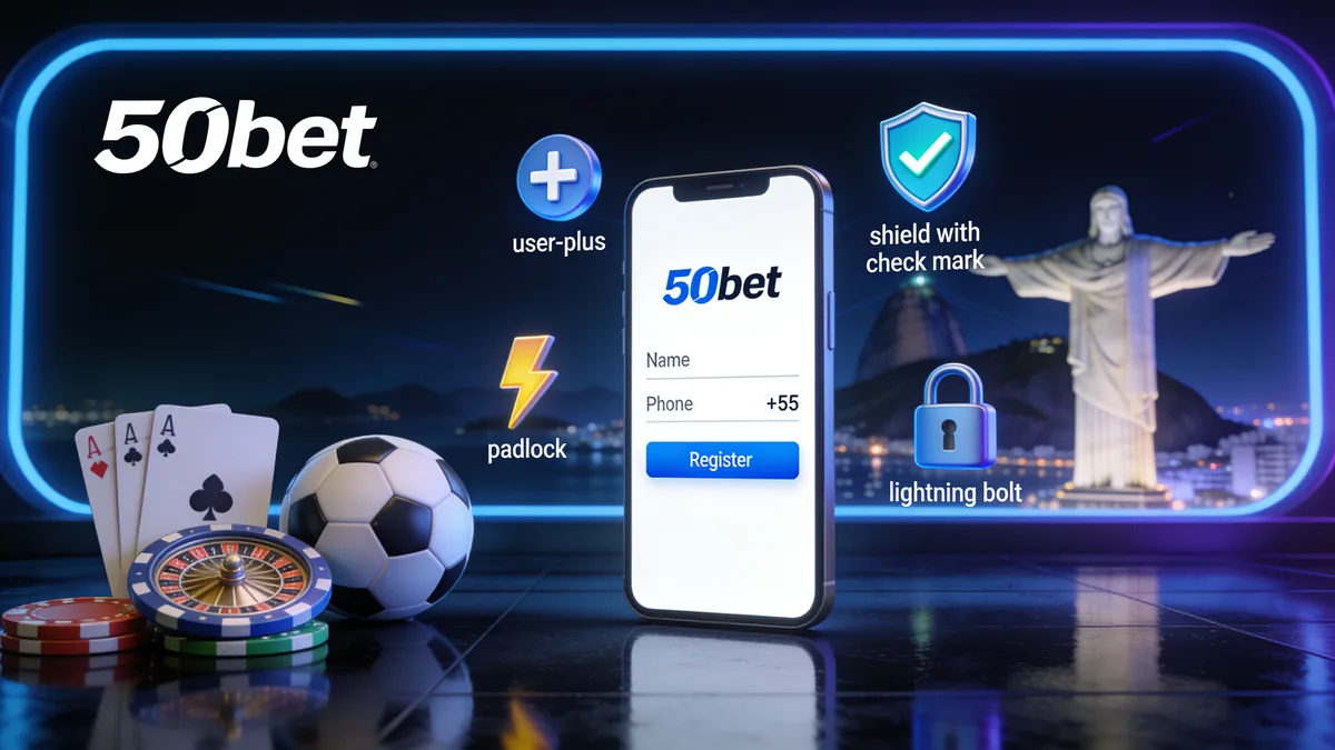 Como criar sua conta na 50bet? para jogadores no Brasil